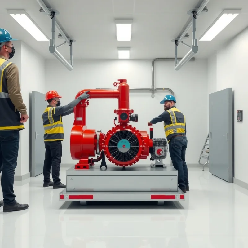 ติดตั้ง Fire Pump ใหม่